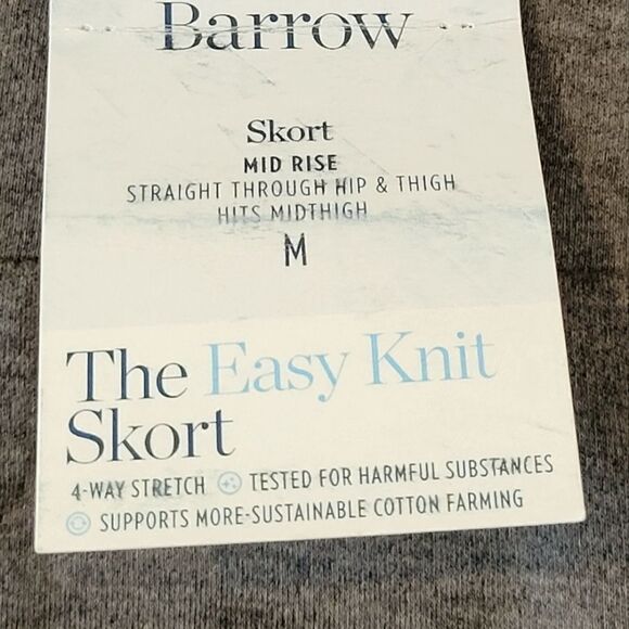 Craft & Barrow Gray Mid Rise Easy Knit Skorts Size M - Picture 4 of 8